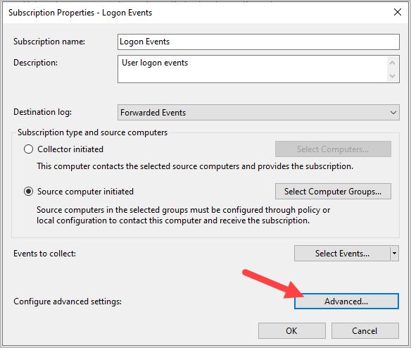 advanced settings